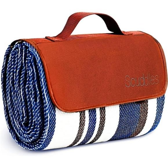 Picnic Blankets Dual Layers Picnic Blanket 60 X 75 Outdoor Water-Resistant Mat - Picture 1 of 7